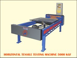 Horizontal Tensile Testing Machine 200 Ton - Tensile Testing Equipment by KJ International, Ahmedabad, Gujarat, India
