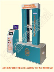 Universal Wire Stress Relaxation Testing Machine 10 Ton - Stress Testing Equipment by KJ International, Ahmedabad, Gujarat, India
